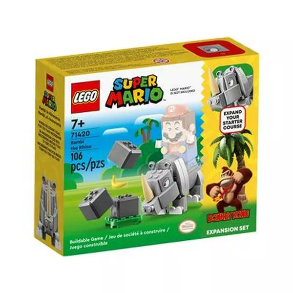 Super Mario 71420 Rambi the Rhino Expansion Set