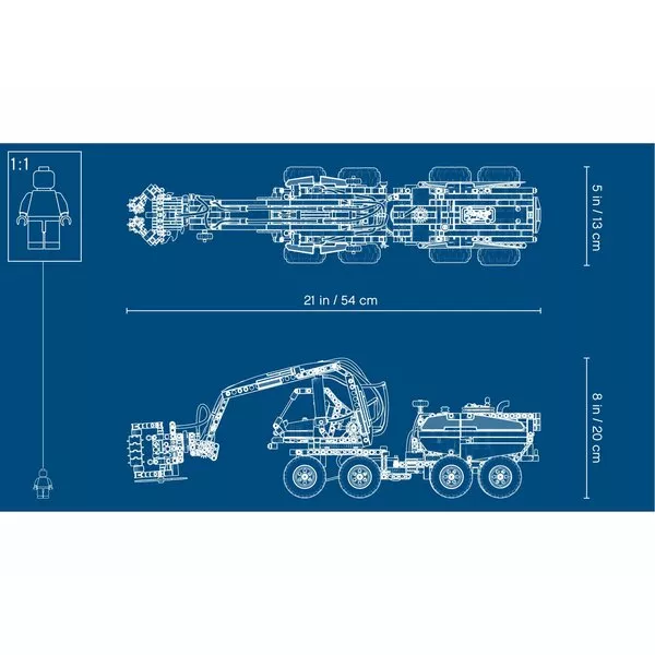 Technic 42080 Лесозаготовительная машина (Фото 6)