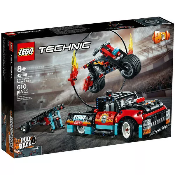 Technic 42106 Шоу трюков на грузовиках и мотоциклах