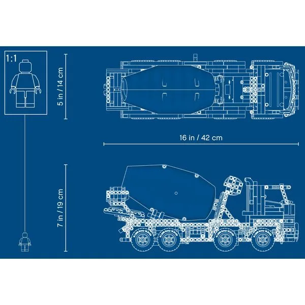 Technic 42112 Бетономешалка (Фото 16)