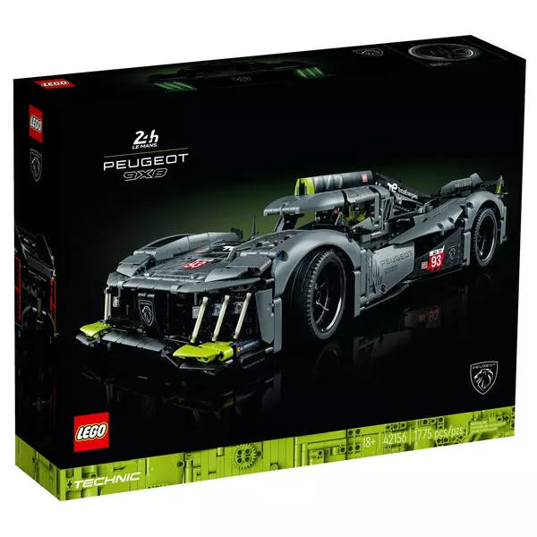 Technic 42156 Гибридный гиперкар PEUGEOT 9X8 24H Le Mans