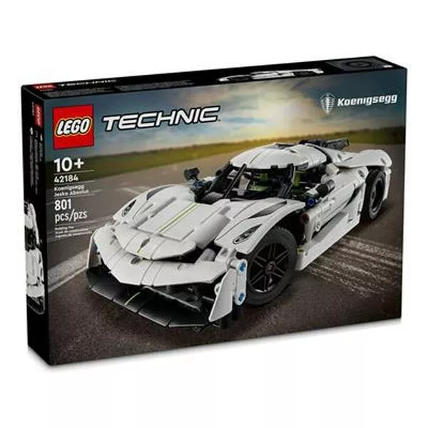 Technic 42184 Белый гиперкар Koenigsegg Jesko Absolut