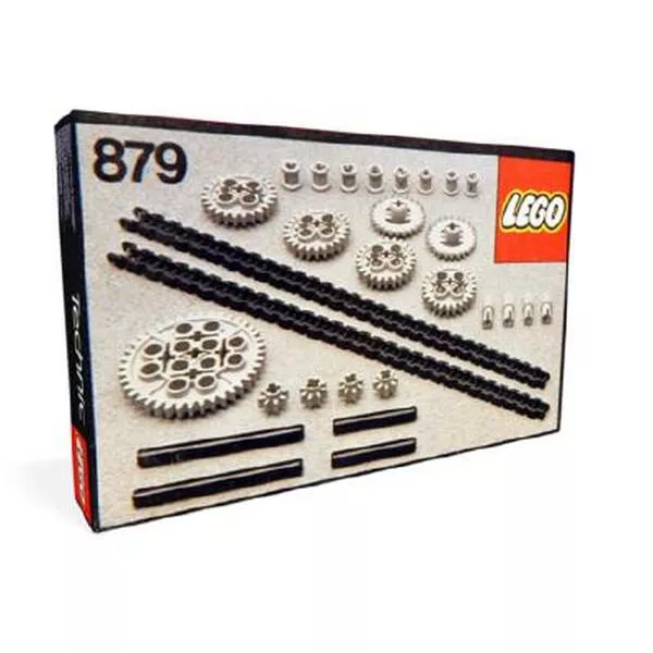 Technic 879 Gear Wheels with Chain Links