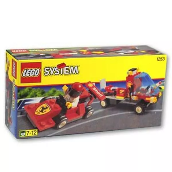 Town 1253 Shell Race Car Transporter