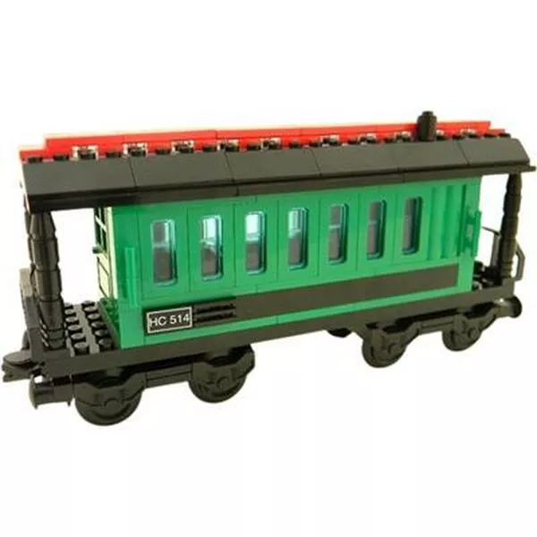 Trains 10015 Зеленый пассажирский вагон (Фото 4)