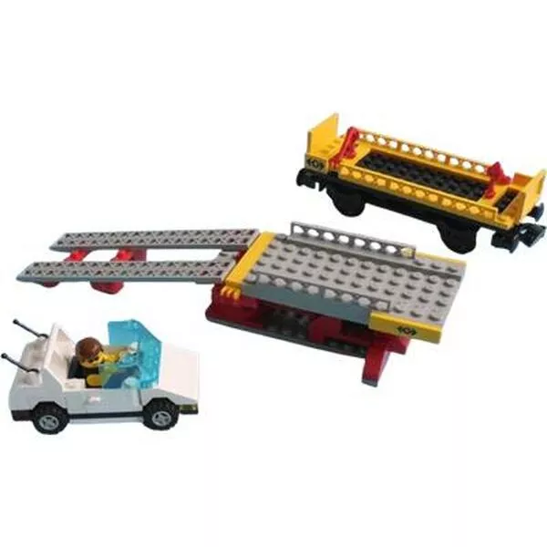Trains 4544 Car Transport Wagon with Car (Фото 5)