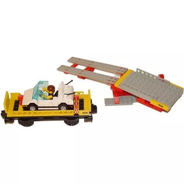 Trains 4544 Car Transport Wagon with Car (Фото 6)