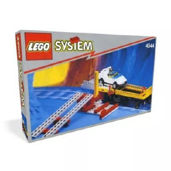 Trains 4544 Car Transport Wagon with Car