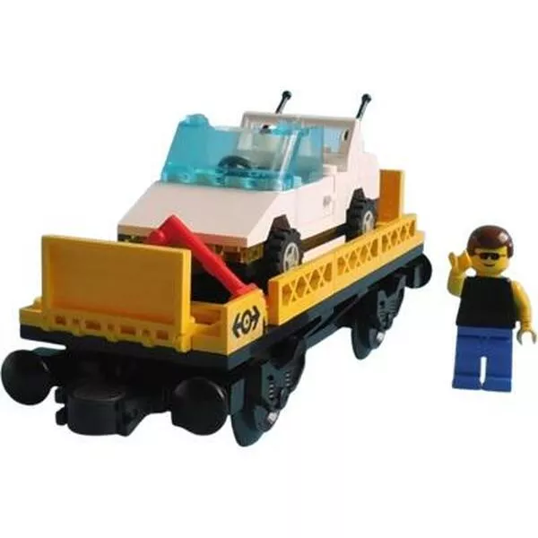 Trains 4544 Car Transport Wagon with Car (Фото 4)