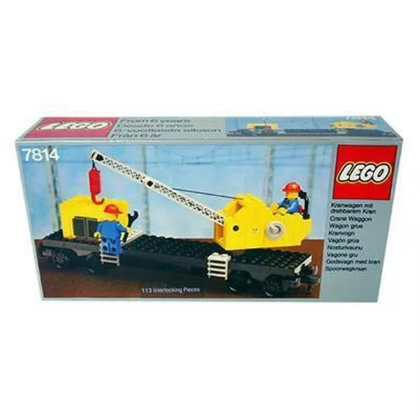 Trains 7814 Crane Wagon
