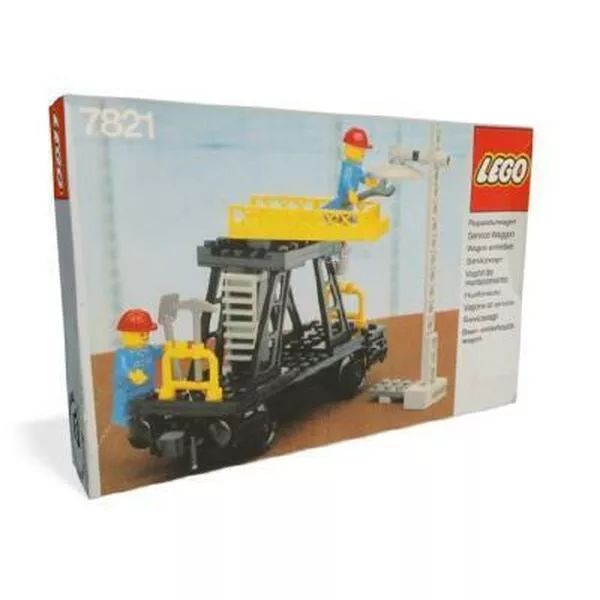 Trains 7821 Track & Lighting Maintenance Wagon