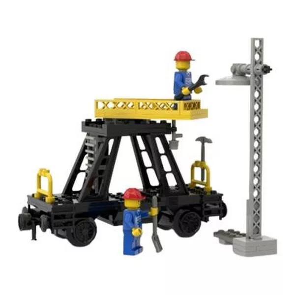 Trains 7821 Track & Lighting Maintenance Wagon (Фото 3)