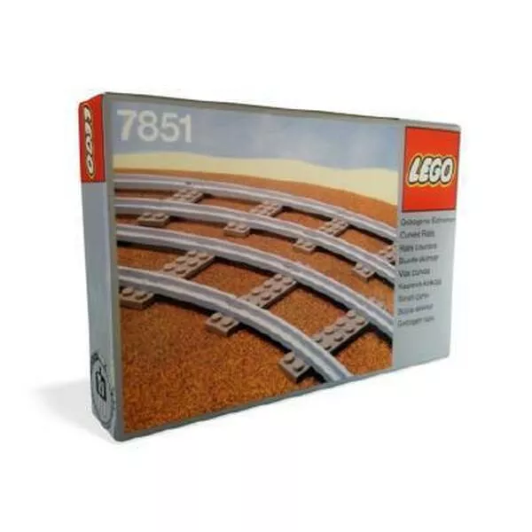 Trains 7851 8 Curved Rails Grey 4.5 V