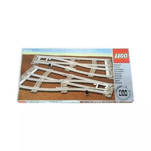 Trains 7852 Left and Right Points Manual Grey 4.5 V