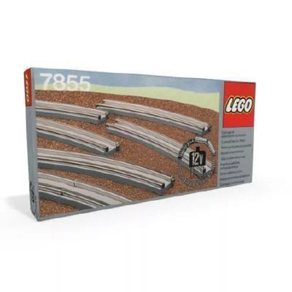 Trains 7855 8 Curved Electric Rails Grey 12 V