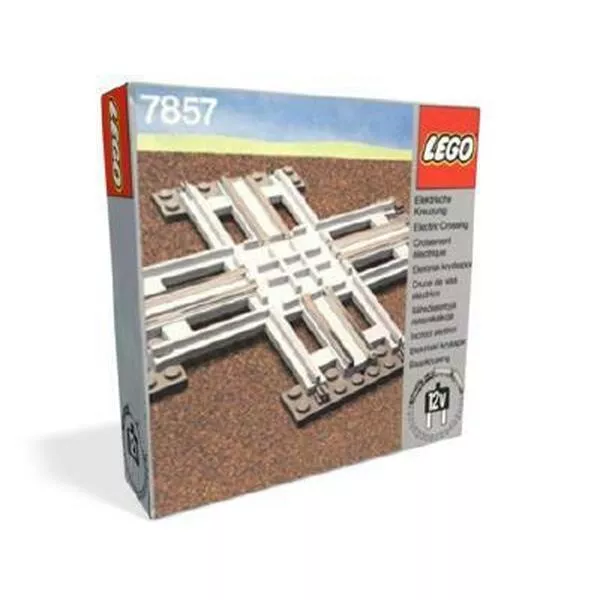 Trains 7857 Crossing, Electric Rails Grey 12 V