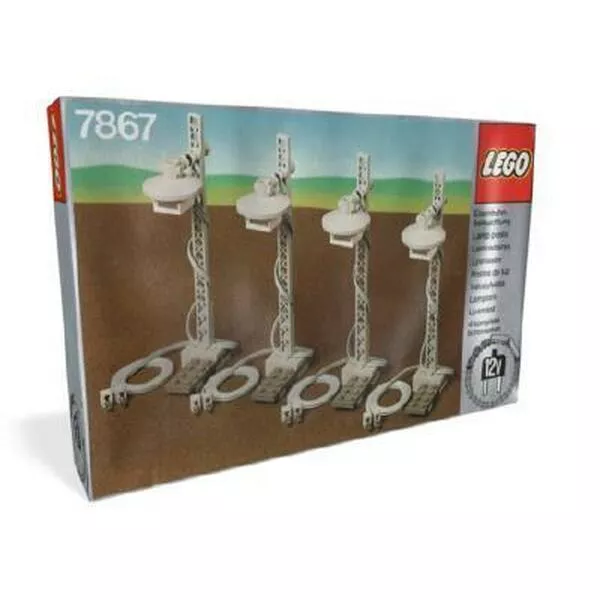 Trains 7867 4 Lighting Standards Electric 12 V